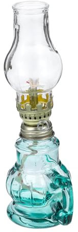 FUNOMOCYA Glas Petroleumlampe Für Innenbereich Kerosin Öllaterne Vintage Design Öllampe Dekorative Tischlampe Robuste Und Sichere Petroleumlampe Für Wohnkultur