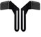 Lot de 2 supports de coupe pour meuleuse de type 150/200