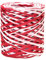 jijAcraft 160M Weiß und Rot Raffiabast Papierband, Weihnachts Papier Bastband, Bast Raffia Natur Papier Packschnur für Geschenkverpackung, Weben, Dekoration und Gärtnern