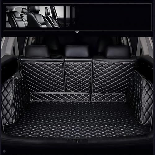 WCSMHYW Telo Bagagliaio Auto per Mercedes-Benz GLK 2008-2020 2021 2022 2023, Protezione Bagagliaio Copertura Copertura Totale Copri Baule Auto Tronco Stivali Accessori Auto,Black