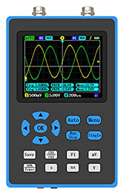 DSO2512G 120M Bandwidth Portable Handheld Dual Channel Oscilloscope 2.8 Inch Display 10mV Minimum Vertical Sensitivity FFT Spectrum Analysis