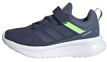 adidas Unisex Kinder Fortarun 4.0 Shoes Children, Shadow Navy/Preloved Ink/Lime Burst, 31 EU