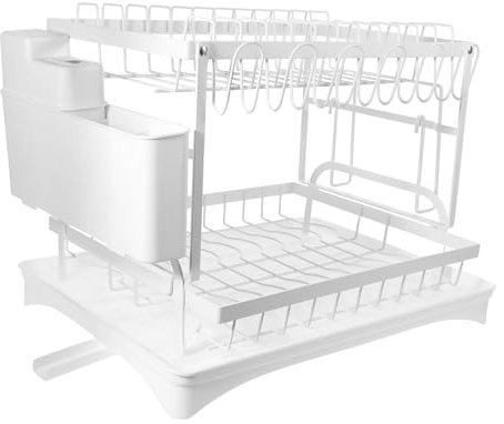 TOPBATHY Secador De Platos Rejilla De Cocina Organizador Fácil De Guardar Cocina