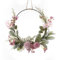 Türkranz Kranz Deko, 41cm Türkranz Frühling,Künstliche Blumen Orchidee Kranz,41cm Türkranz Frühling, Türkranz Ganzjährig Außen,Türdeko Haustür, für Hochzeit Wohnzimmer Hochzeit
