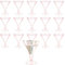 Dorclife 20Pcs Plastic Martini Cocktail Glasses 180Ml Plastic Cocktail Glasses Reusable Martini Glasses Margarita Glass for Champagne Mocktail Desserts Parties Wedding Birthdays (Pink)