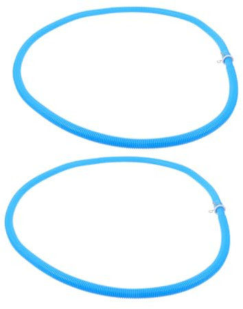 LIFKOME 2Pcs Washing Machine Inlet Hoses Durable Pe Water Supply Line Extension Pipe for Half Automatic Washers Air Conditioners Hassle Installation with Hose Clamps