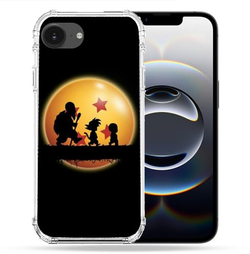 Cokitec Verstärkte Schutzhülle für iPhone 16e, Manga Dragon Ball Vintage