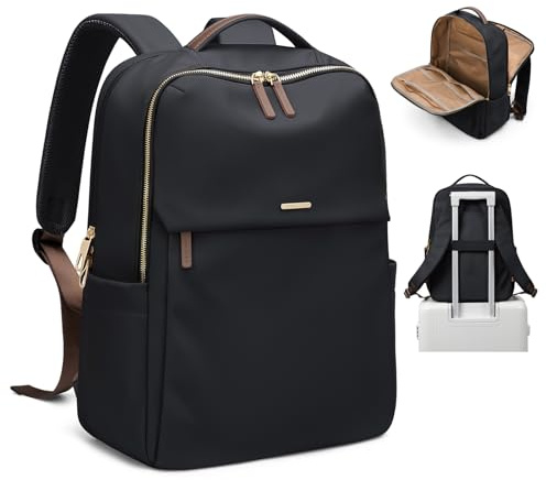 GOLF SUPAGS Laptop Rucksack Damen für 15,6 Zoll Arbeitsrucksack Anti Diebstahl Casual Daypack für Arbeit Reisen Uni