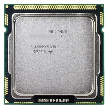 Procesador I7 870 de Cuatro núcleos a 2,93 GHz, CPU LGA 1156