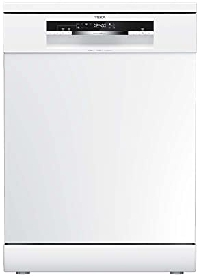 Teka DFS 46750 - Lavavajillas Libre Instalación de 60cm, ExpertCare Series, para 14 Cubiertos, 7 Programas de Lavado, Cesta Inferior FlexiSet2, Color Blanco