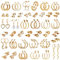 Menwings 39 Paar Damen Gold Ohrringe Set, Mädchen Mode Perle Ohrringe, Creolen Ohrstecker, Hypoallergen Gold Piercing Kleine, Geburtstag Party Schmuck Geschenke