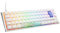 Ducky One 3 Classic Pure White SF Gaming Tastatur, RGB LED - MX-Red - ISO - Deutschem Tastenlayout