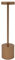 Luxus - Tischlampe Touch - Emilie - Rosé - Los - H34 x Ø8 - Terrassenlampe - Schreibtischlampe - LED - Wiederaufladbar - Dimmbar - Kabellos - Tischlampe für innen und außen