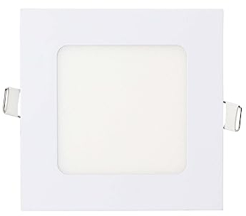 LumenTEC Einbauspot LED Panel, LED Deckenleuchte 24W Quadratisch 1200LM + Transformator, 3000K 230V (24W WARMWEISS)