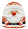 MediMuc Santa mit Mütze - wunderschöne kleine Gebäckdose - niedlicher Nikolaus- lebensmittelecht - Weihnachtsdose, Keksdose, Blechdose - Vol. 0,80l Maße: (L x B x H): 17,5 x 15,0 x 4,0cm