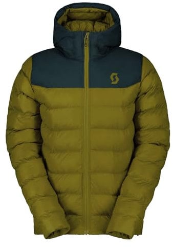Scott M Insuloft Warm Jacket Colorblock - Daunen Warme wasserabweisende Herren Winterjacke, Größe XXL - Farbe Aruba Gree
