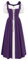 Ladies Off Shoulder Renaissance Dress Lace-up Vintage Maxi Over Dress for Women UK Cosplay Costume Purple Two-Piece M