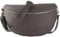 MIRROSI® Bauchtasche Damen, Made in Italy, Echtleder Umhängetasche Echtes Leder, Brusttasche, Crossbody Bag aus Echtem Leder, in 3 Größen erhältlich (Dunkelgrau Silberner Reißverschluss) (Gr.L)