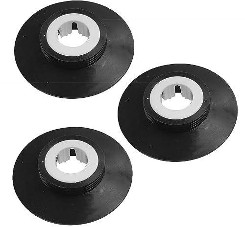 3 Stück Spülventildichtung, Ersatz SV01967, schwarz, kompatibel mit idealen Standard-WC-Spülkasten, Ancable Spülventildichtung mit Clip für ideale Standard-Armitage-Schäfte, Spülventile