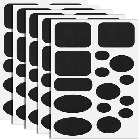 Tucnoeu 5 Blatt 75 Stück Zelt Reparaturflicken Daunenjacke Flicken Reparaturset Reparaturflicken Selbstklebend in 5 Größen für Kleidung, Zelte, Schlafsäcke, Skihosen, Lochreparatur