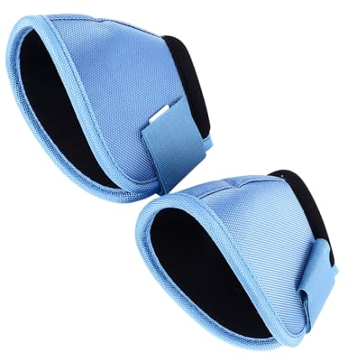 Qcwwy Pferdepflegeprodukte, Stoff-Hufstiefel für Pferde, Tubbease-Hufsocke, Hufschutz für Pferde, Reitschutzausrüstung Zur Verhinderung von Schleudern, Hufglocken für Pferde, Oxford (S)