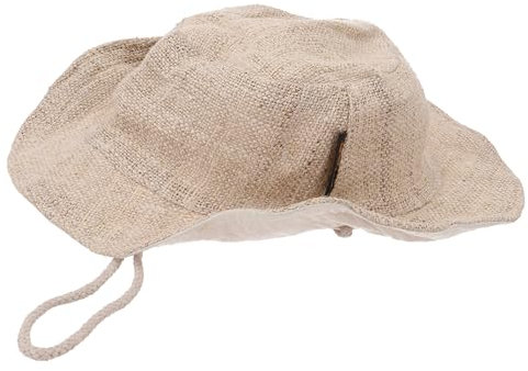 GURU SHOP Hanf Sommerhut, Natürlicher Sonnenhut - Mode 15, Herren/Damen, Baumwolle