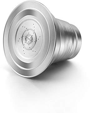HAILASRE 1 capsule de café réutilisable en acier inoxydable compatible avec L'OR Barista LM8012/60, dosettes de café rechargeables en métal L'or
