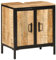 Generico Mueble lavabo de baño, 55 x 35 x 60 cm, madera maciza, mango y hierro, kangqiling358572