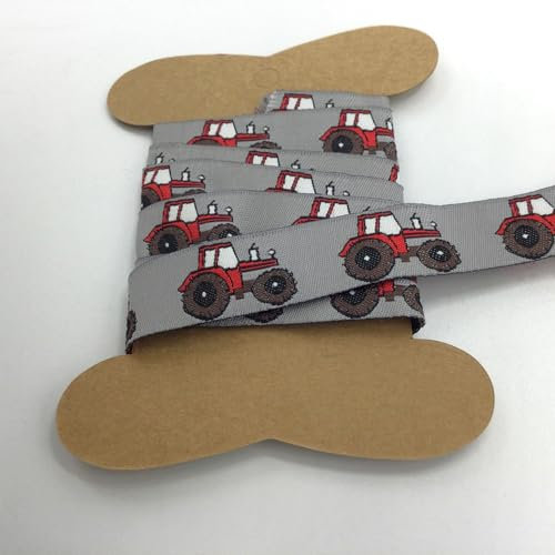 Webband TRAKTOR, grau | Breite 20 mm | ab 1 m | Meterware