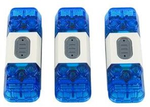 Lego® City Polizei Feuerwehr Krankenwagen Sirenen Set – 3 Stück – Polizeisirene, Feuerwehrsirene & Blaulicht – Baue kreative Einsatzfahrzeuge!
