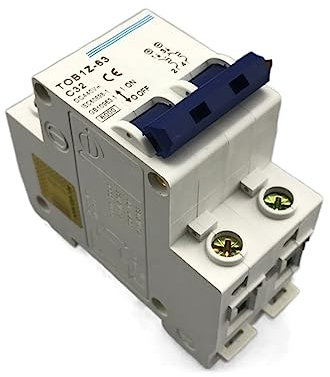 PJKTBEYI Disjoncteur 2P 32A DC 440V MCB Courbe C