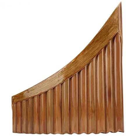 Pan Flauta, 15 Tuberías de Bambú, Instrumento de Viento Tradicional, Amigable para el Medio Ambiente, para Principiantes y Aficionados, Decoración Musical, Uso al Aire Libre