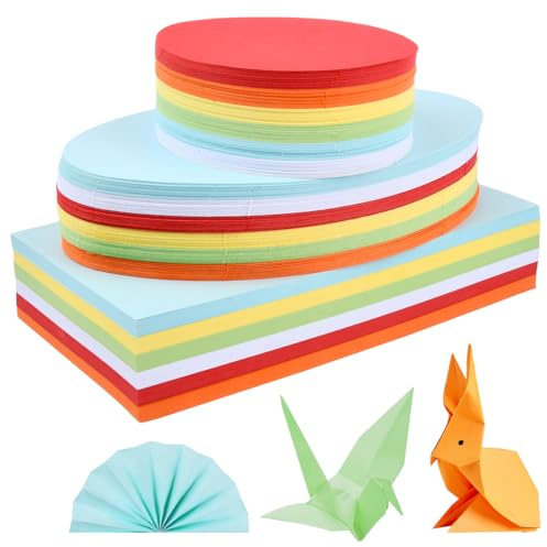 POUMUE 756pcs Moderationskarten Set, Metaplankarten Rund, Moderationskarten Oval, Rechteck Oval Rund Bunte Karten für Die Moderation Farbig Sortiert