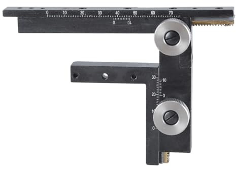 Règle à coulisse mobile pour microscope - Précision professionnelle - Scène mobile mécanique avec échelle - Accessoires de microscope