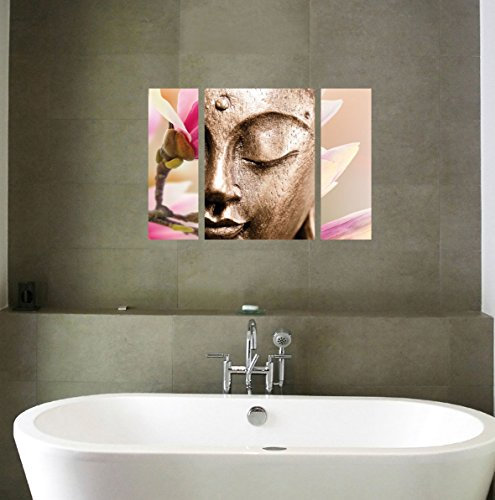 Bad Deko Wellness BUDDHA MIT BLUME