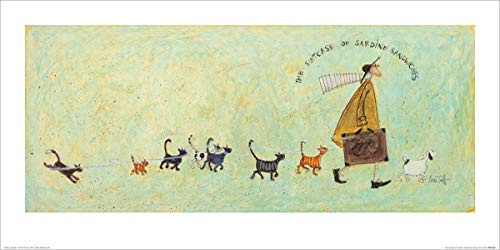 Sam Toft 'The Suitcase of Sardine Sandwiches' Kunstdruck,30 x 60 cm