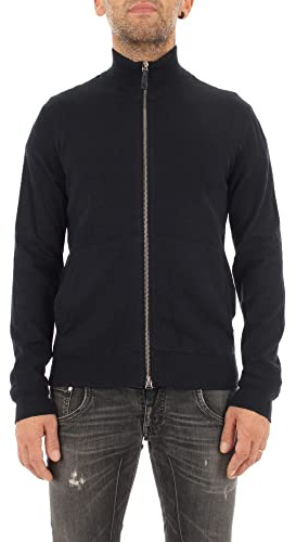 ARMANI EXCHANGE ESSENTIAL, TURTLE-RIPPENHALS, SEITLICHES LOGO, REISSVERSCHLUSS