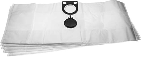 vhbw 5x Staubsaugerbeutel kompatibel mit Metabo ASA 1200 | 1202, 32 L Staubsauger - Mikrovlies, 75cm x 30cm, Weiß