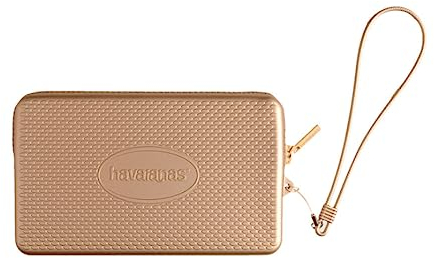 Havaianas Hav Mini Bag Plus Cool Metallic Champagne Accessoire de voyage - Mallette cosmétique Femme, Multicolore