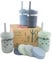 Elk and Friends 8oz Glass Kids + Toddler Drinking Cups | The Original Mason Jars with Lids + Sleeves + Straws | Smoothie Cups | Spill Resistant | Dishwasher Safe | 4 Pack
