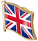 Ruluti 1pc Union Jack Badge Metall Vereinigtes Königreich Markierungsfahnen-Revers Pin Uk Flag Union Jack Britische Patriotische Britische Abzeichen