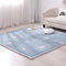 Spielmatte Baby Teppich, 2cm Dicke, Faltbare Baby Krabbelmatte Bodenmatte, Spielteppich rutschfest für Babyzimmer, Spielzimmer, Grau Blau, 100x200cm