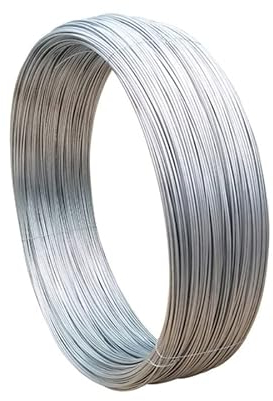 1 x 10 m lange Edelstahl-Federdraht, harter Draht, Einzeldraht, Federstahldraht, Durchmesser 0,2–3 mm (2 mm)