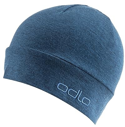 Odlo Unisex REVELSTOKE Performance Wool Mütze, Blue Wing Teal Melange