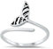 Joyara Sterling Silber 925 Wal Schwanz Ring