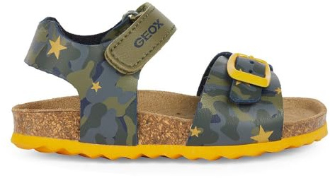 GEOX BABY B SANDAL CHALKI BOY SANDALS SAGE/OCHREYELLOW 26_EU