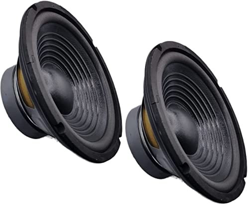 SHARD-LAB 2 WOOFER 20 CM 8 Ohm ALTOPARLANTE 200W X 2-8 4 Ohm sospensione morbida PER CASSE ACUSTICHE O AUTO (4 Ohm)