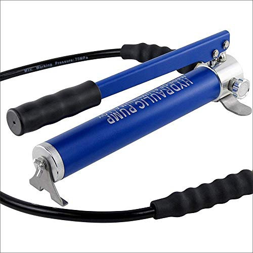 JMorCO Robuste hydraulische Handpumpe, Handpumpe aus Aluminiumlegierung, 2,2 kg, CP-180AL