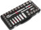 Sealey Premier Platinum 37pc 3/8 Sq Drive Socket Set - Metric/Imperial - AK7923