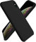 Liquid Silicone Case Designed for iPhone Xs Max Case 6.5 inch, Full Body Protective Covered Silky-Soft Anti-Scratch Gel Rubber Slim Shockproof Cover (Black)